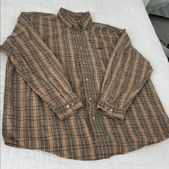 Vintage 90s Carhartt Plaid Long Sleeve Button Up Shirt Size XL - Picture 11 of 13